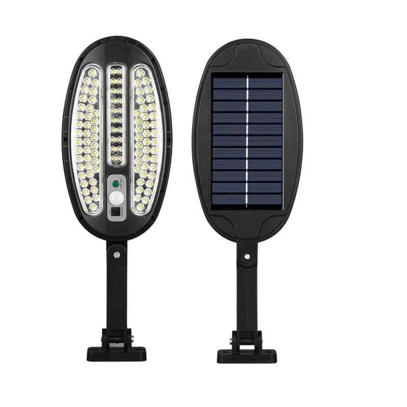 Set 2 x lampa stradala cu incarcare solara, 100 x LED SMD
