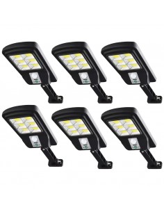 Set 6 Lampi Solare de exterior, Nevermore, 48 COB LED, Cu