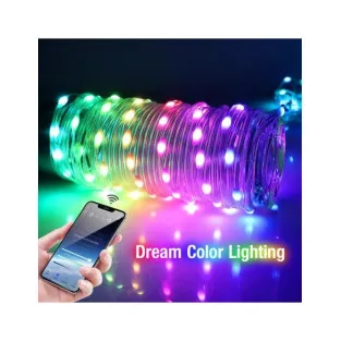 Instalatie tip banda smart, 100 Led, RGB, 10m, APP, USB, jocuri 2