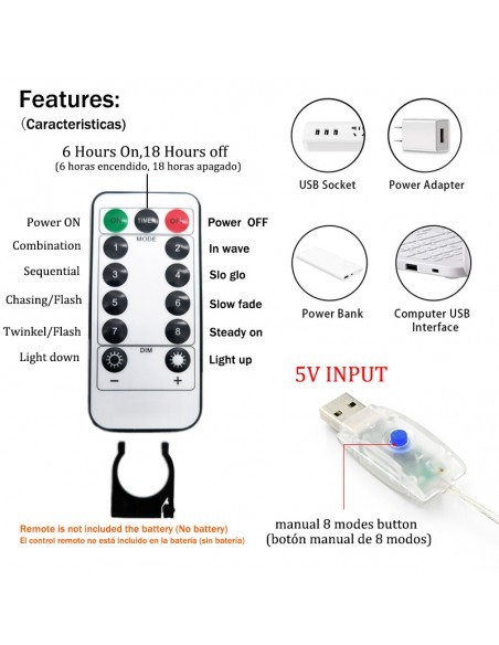 Instalatie perdea 3x1m, 300LED, 8 Programe, Lumina Calda, cu