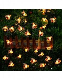 Instalatie albinute mari, 50 LED, 10 metri, 8 jocuri lumini 2