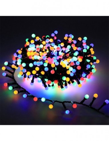 Instalatie de craciun, bilute cluster 480 Led, multicolor