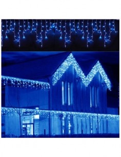 Instalatie tip franjuri, 20 metri, 500 LED-uri tip turturi 2