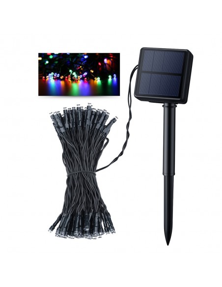 Instalatie 200 LED cu panou solar si controler