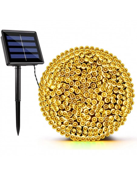 Instalatie 300 LED cu panou solar si controler, lungime 30 metri