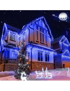 Instalatie premium tip franjuri/turturi cu flash, 23.5m 2