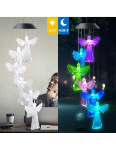 Decoratiune solara de gradina, 6 Ingerasi