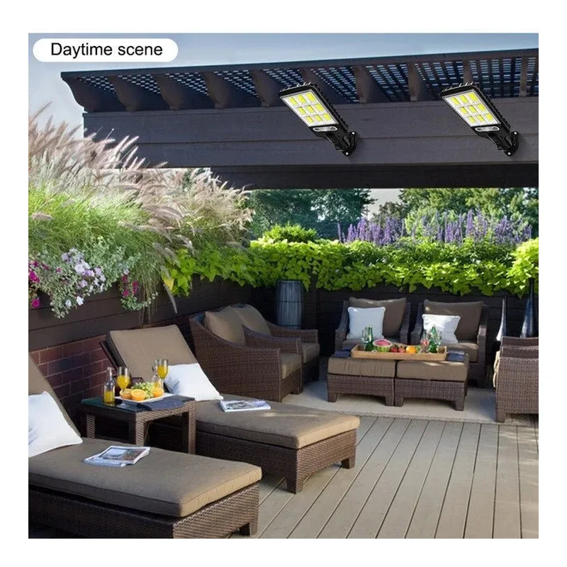 Lampa Solara 50W 71LED-uri COB, Telecomanda, Senzor de Miscare