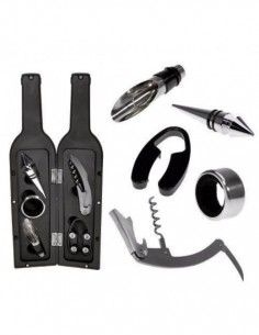 Set cadou elegant pentru vin cu 5 accesorii