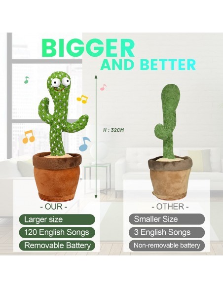 Cactus dansator si vorbitor, jucarie plus