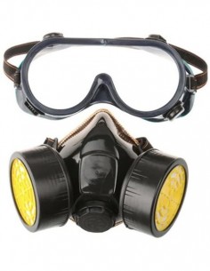 Set Ochelari si Masca de Protectie, Pentru Lucrul in Mediu