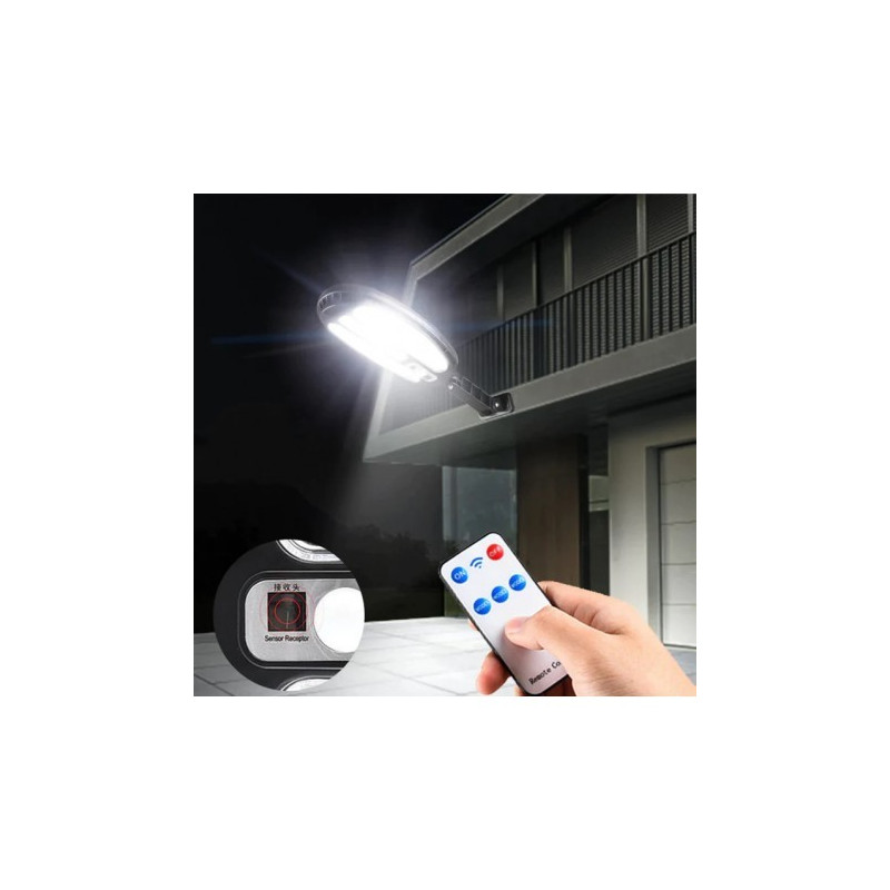 Lampa Solara, 30W, 106 LED COB, 3 moduri de functionare