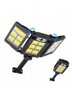 Lampa solara stradala tripla 200w cob