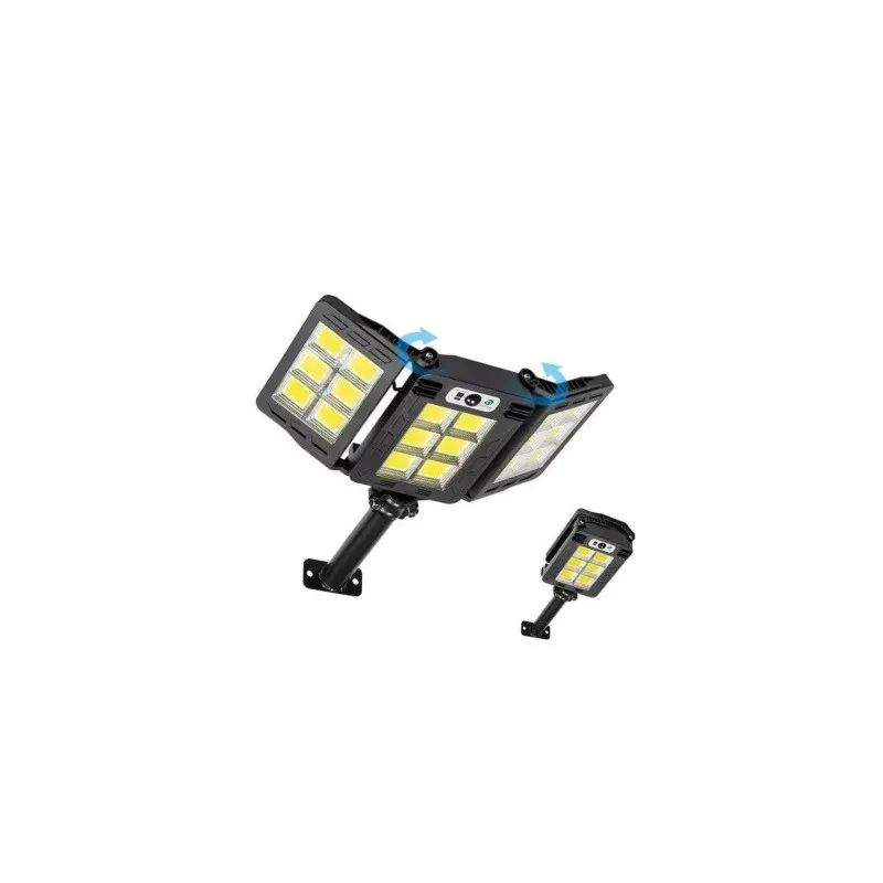 Lampa solara stradala tripla 200w cob