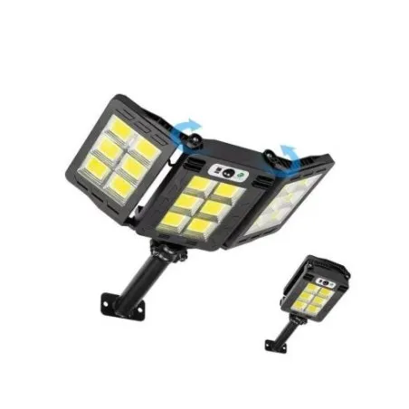 Lampa solara stradala tripla 200w cob