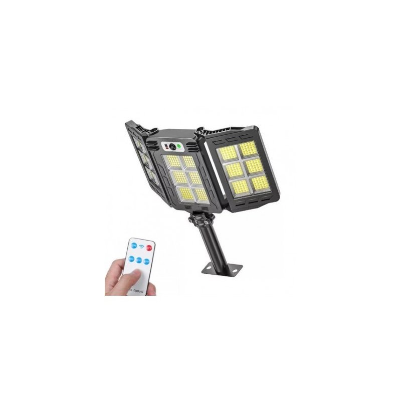 Lampa solara stradala tripla 200w cob