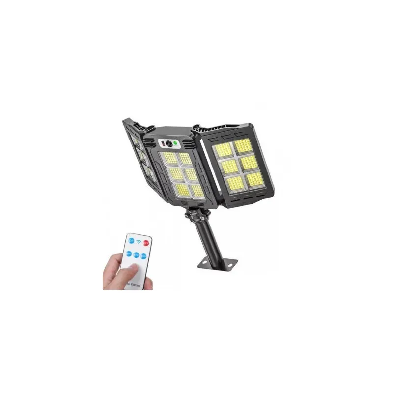 Lampa solara stradala tripla 200w cob