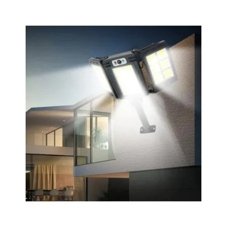 Lampa solara stradala tripla 200w cob