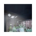 Lampa solara stradala tripla 200w cob