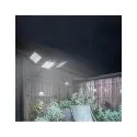 Lampa solara stradala tripla 200w cob