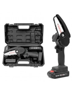 Drujba electrica cu 2 acumulatori, lant + lama cadou