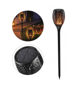 Lampa solara tip torta cu efect flacara red-mag.ro 2