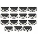 Set 15 lampi de exterior cu 100 LED uri cu incarcare solara si