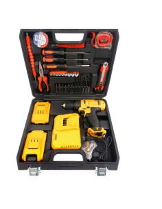 Bormasina cu 2 Acumulatori 24v si incarcator 30 de accesorii