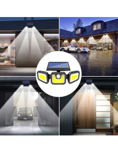 Lampa solara tripla split 2