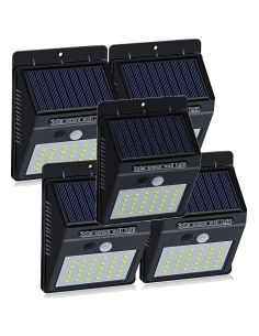 Set 10 lampi ULTRA 30 LED cu panou solar si senzor de miscare 2