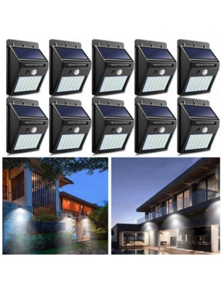 Set 10 x lampi solare 30 LED