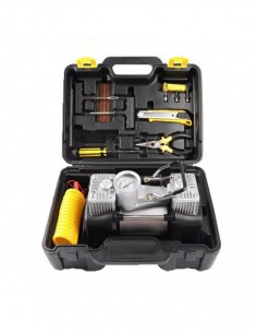 Kit pentru pana, compresor 12V, 2 cilindri si 7 accesorii 2