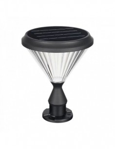 Lampa solara led de gradina din aluminiu