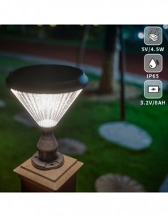 Lampa solara led de gradina din aluminiu 2