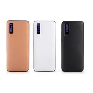 Baterie externa, 20000 mAh, Mini Lanterna LED 3 Porturi USB