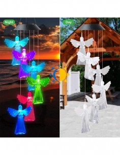 Set 2 x Decoratiune solara de gradina, 6 Ingerasi