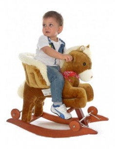 Calut Balansoar cu spatar roti si sunete RCO