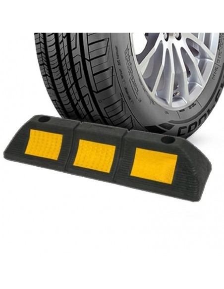 Opritor roti auto reflectorizant, pentru locul de parcare sau