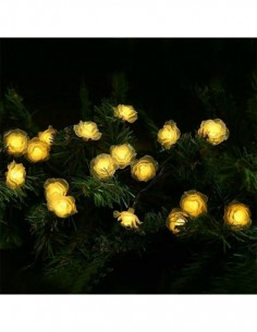 Set 2 x Instalatie solara 50 LED trandafiri 2
