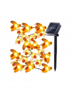 Set 2 x Instalatie solara albinute, 50 led-uri 2