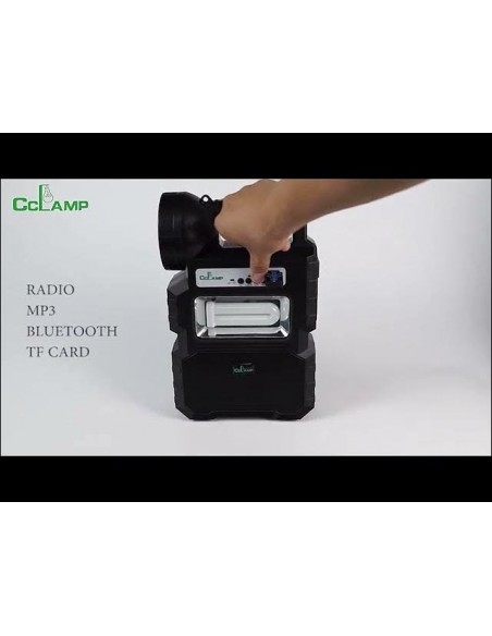 Kit panou solar portabil, cu 3 becuri incluse CCLAMP CL-810