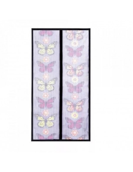 Perdea magnetica anti-insecte cu model fluturi