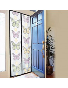 Perdea magnetica anti-insecte cu model fluturi