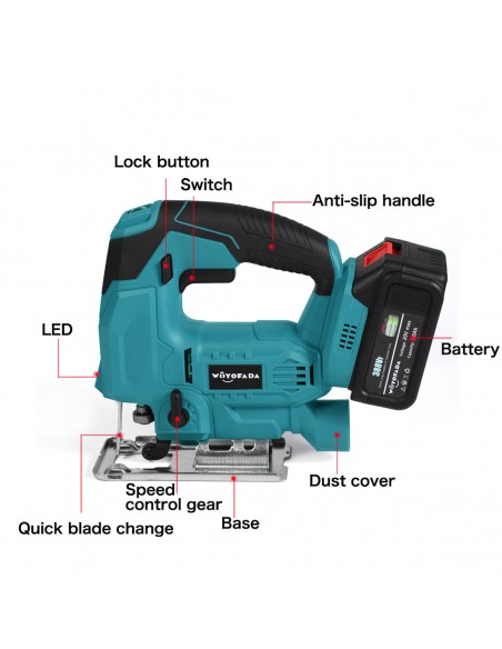 Fierastrau Pendular Masaki, Soricel Electric cu 2 Acumulatori