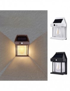 Set 6 x Lampa solara led de perete cu senzor de miscare fara 2