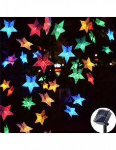 1+1 Instalatie solara 50 LED stelute, multicolor 2
