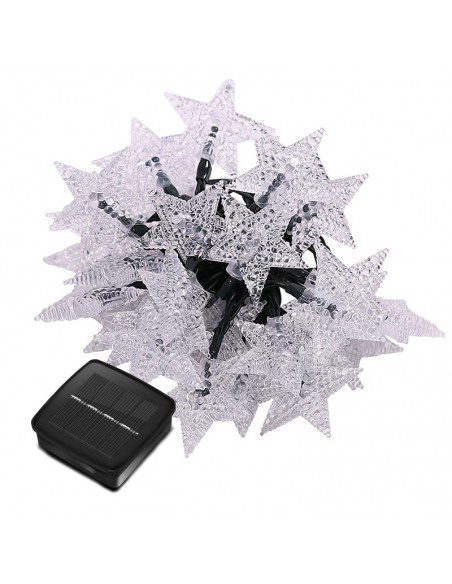 1+1 Instalatie solara 50 LED stelute, multicolor