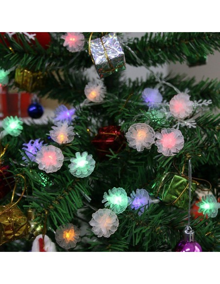 Instalatie solara 50 LED Con pin - multicor