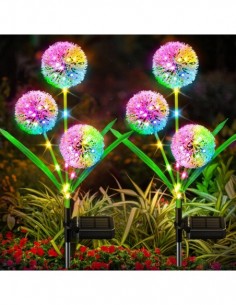 Set 2 x Lampa solara papadie, decoratiune gradina 2