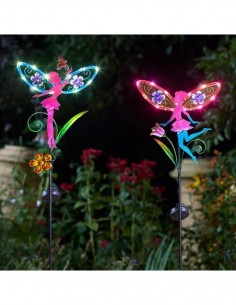 Decoratiune solara Fairy Wings 85 cm